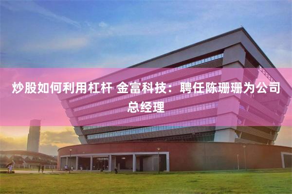 炒股如何利用杠杆 金富科技：聘任陈珊珊为公司总经理