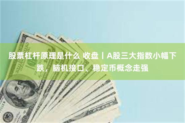 股票杠杆原理是什么 收盘丨A股三大指数小幅下跌，脑机接口、稳定币概念走强
